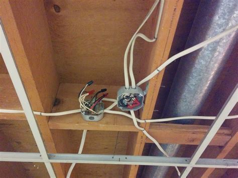 ceiling access to junction boxes|installing junction box in ceiling.